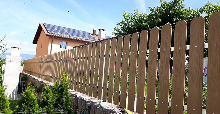 BRICOLAGE installer clôture composite